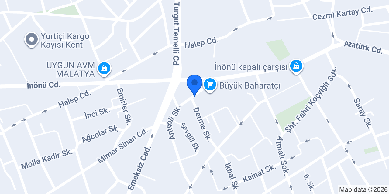 Metin Et Pazarı konumu