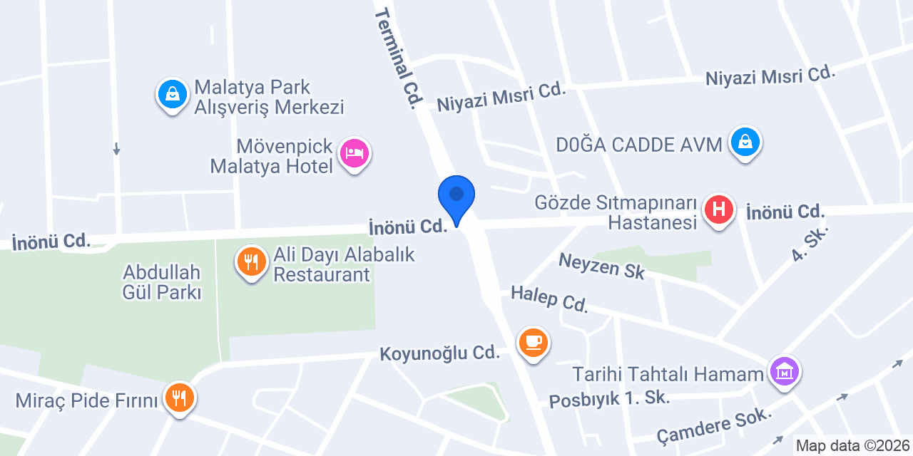 MALATYA TAKSİ konumu