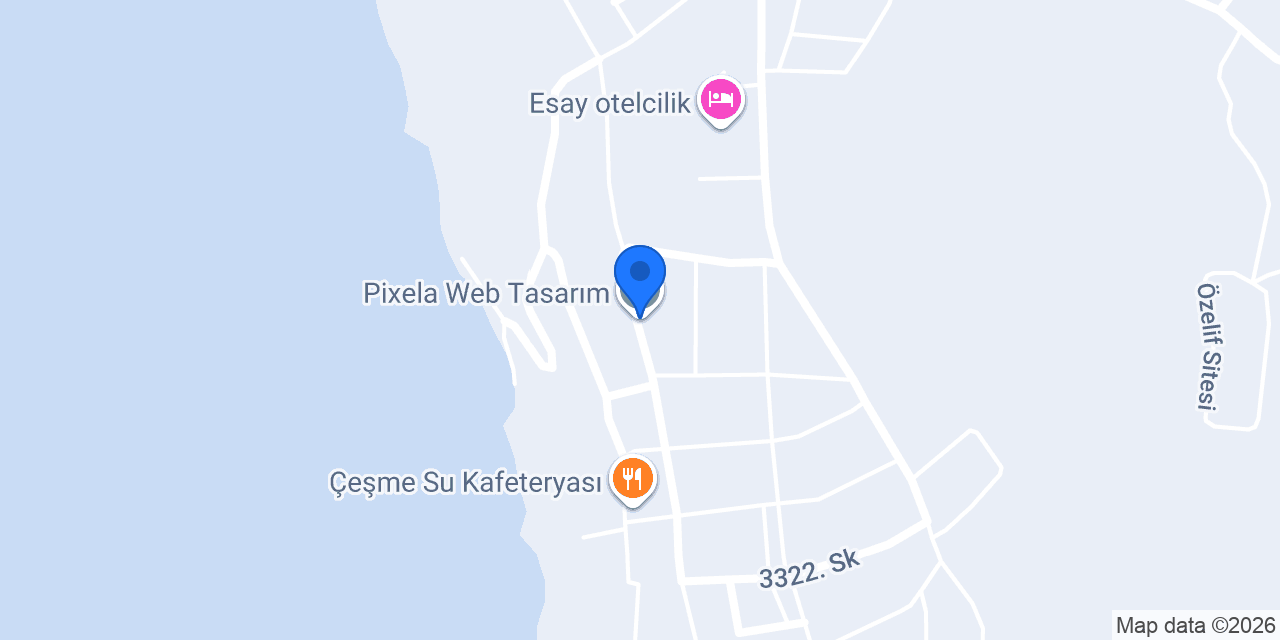Pixela Web Tasarım konumu