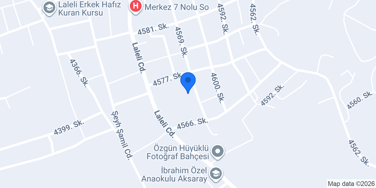 Orhan Otomotiv konumu