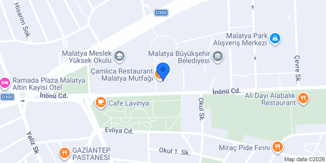 Ulusal Faktoring Malatya Şubesi konumu