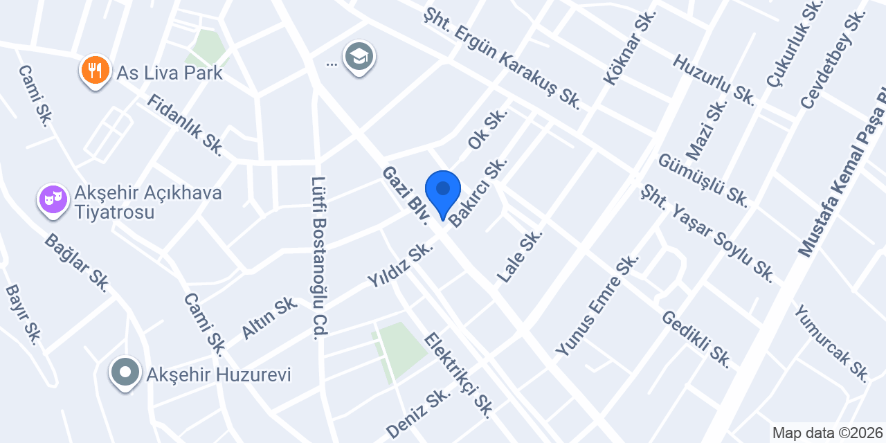 Bahçelievler kasabı konumu
