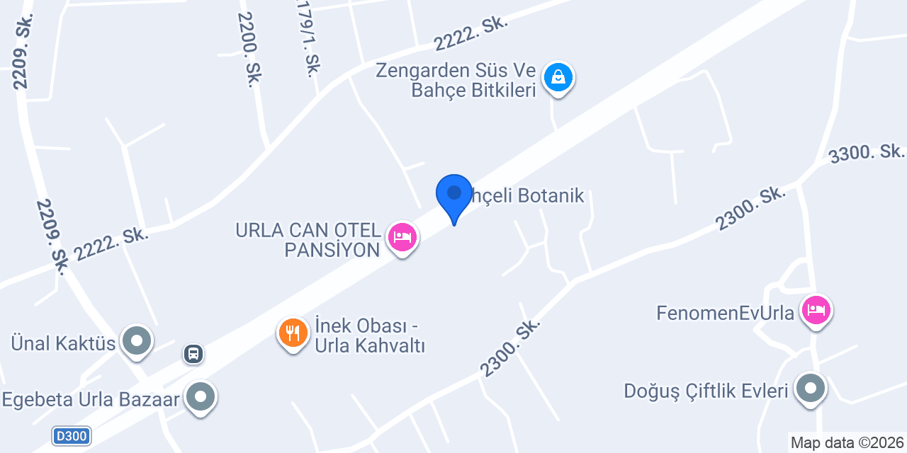 Urla Ejder Meyvesi Bahçesi konumu