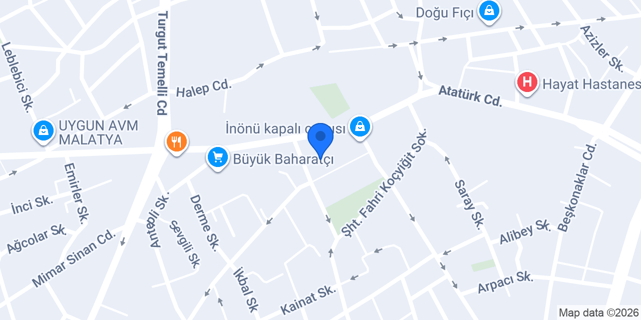Cihan Kuyumculuk Malatya konumu