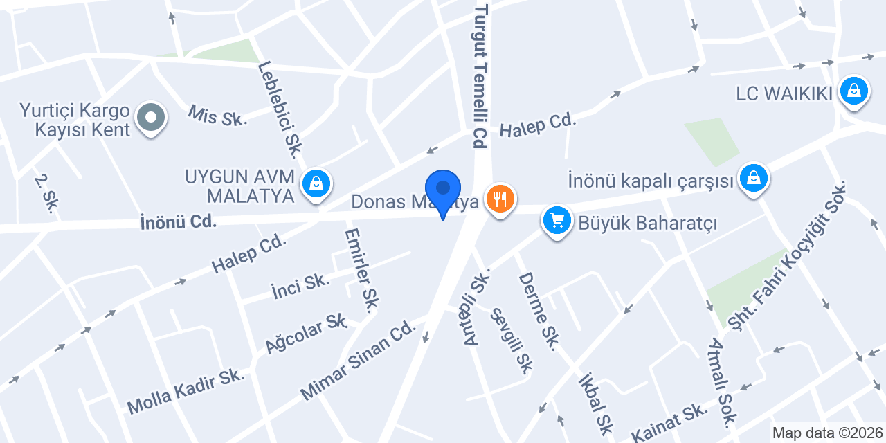 Anadolu Sürücü Kursu konumu
