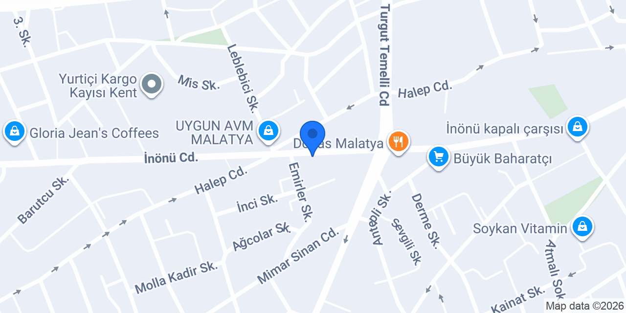 Malatya Hukuk Ofisi konumu