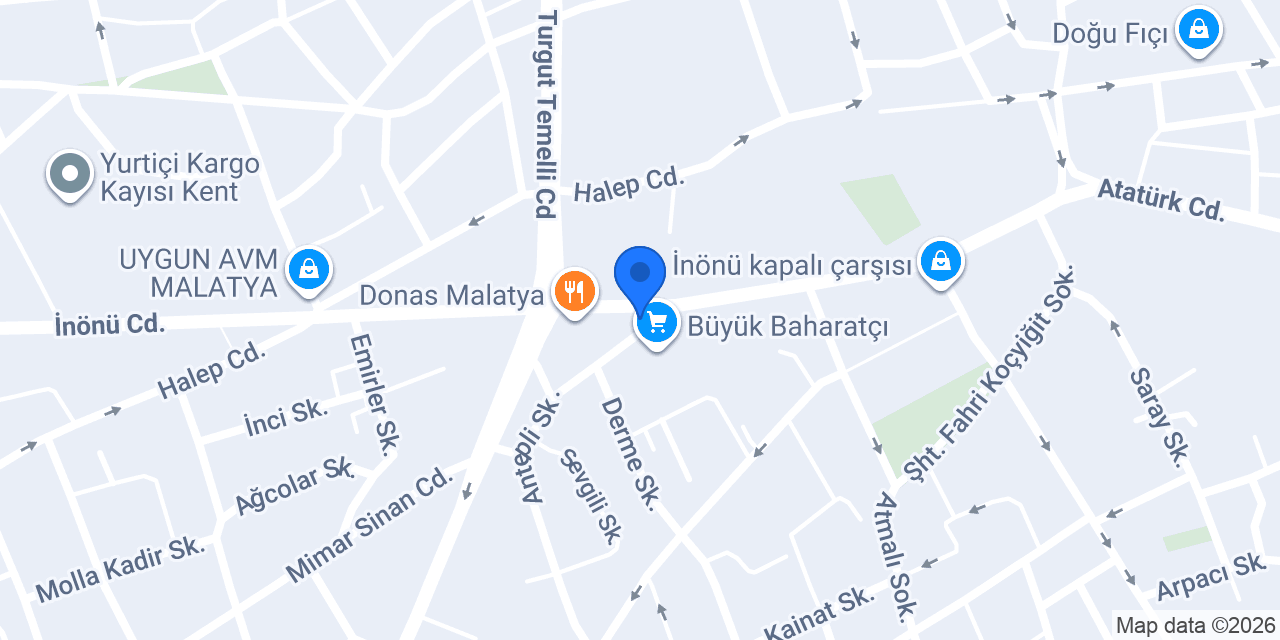 Ergül Et Döner konumu