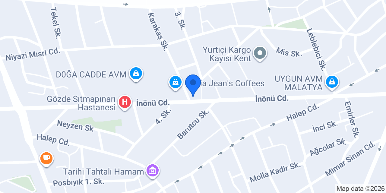 DOĞA CADDE TAKSİ DURAĞI konumu