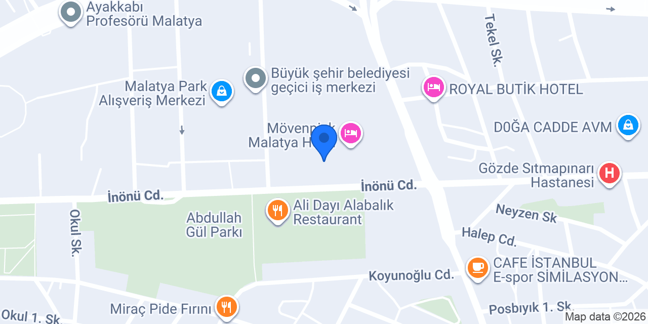 Royal Dental Diş Kliniği konumu
