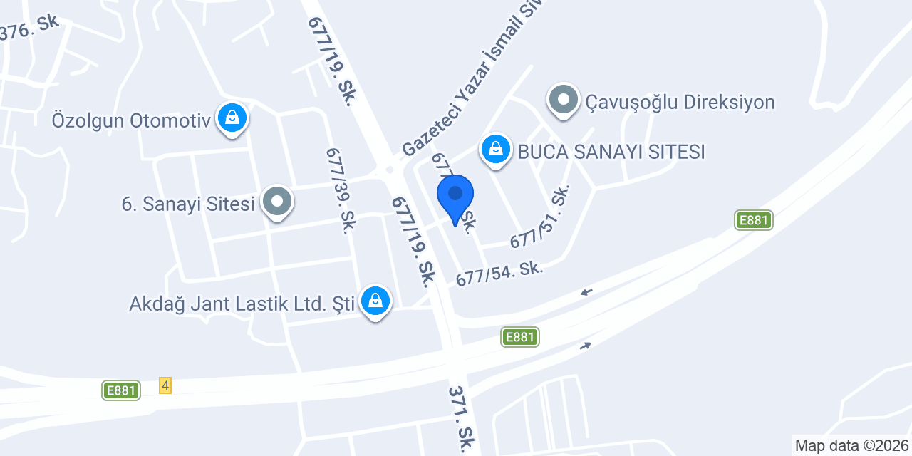 Özgür Oto Elektronik konumu