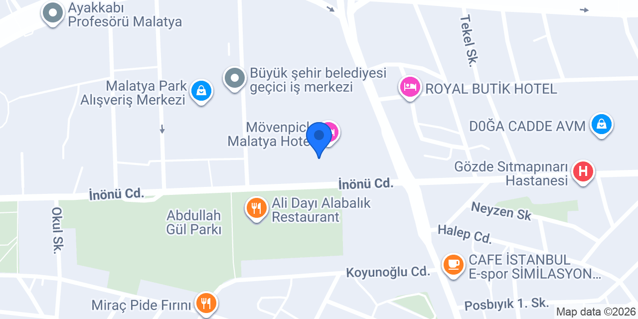 Paper Roasting Coffee & Eatery - Malatya konumu