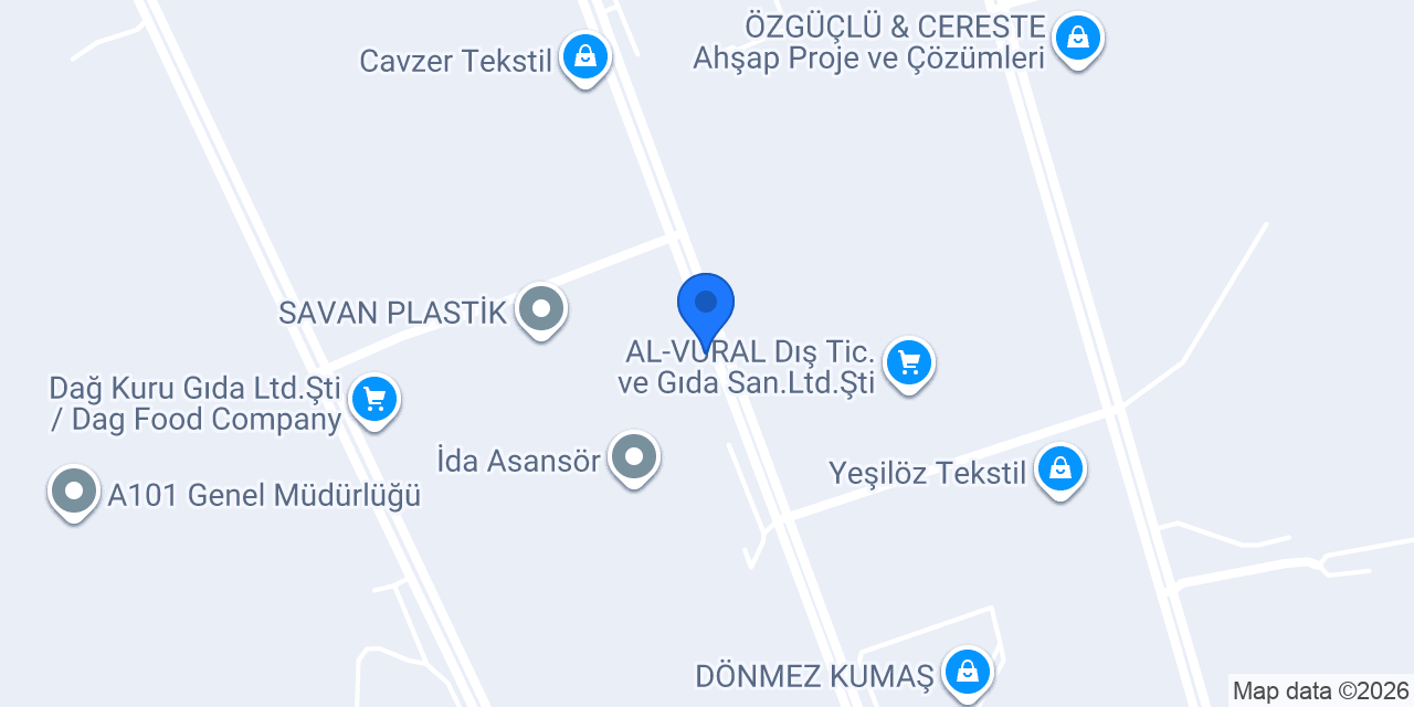 AGİRA PETEK DIŞ. TİC. LTD. ŞTİ konumu