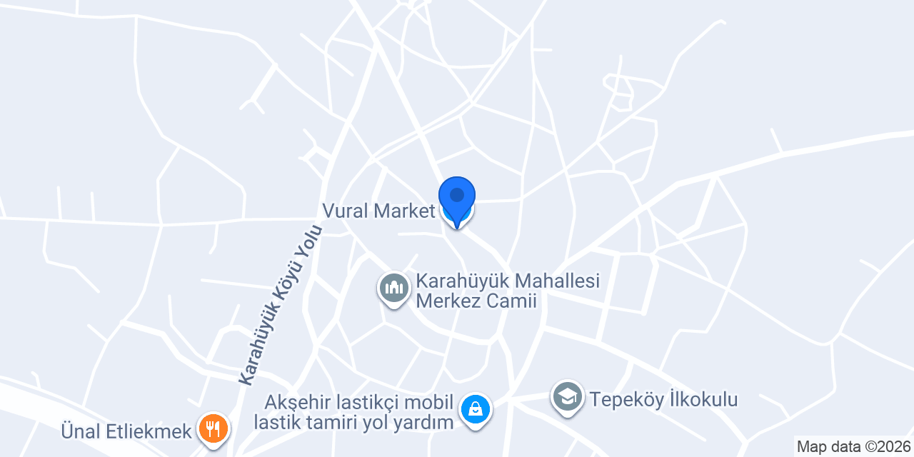 Vural Market konumu