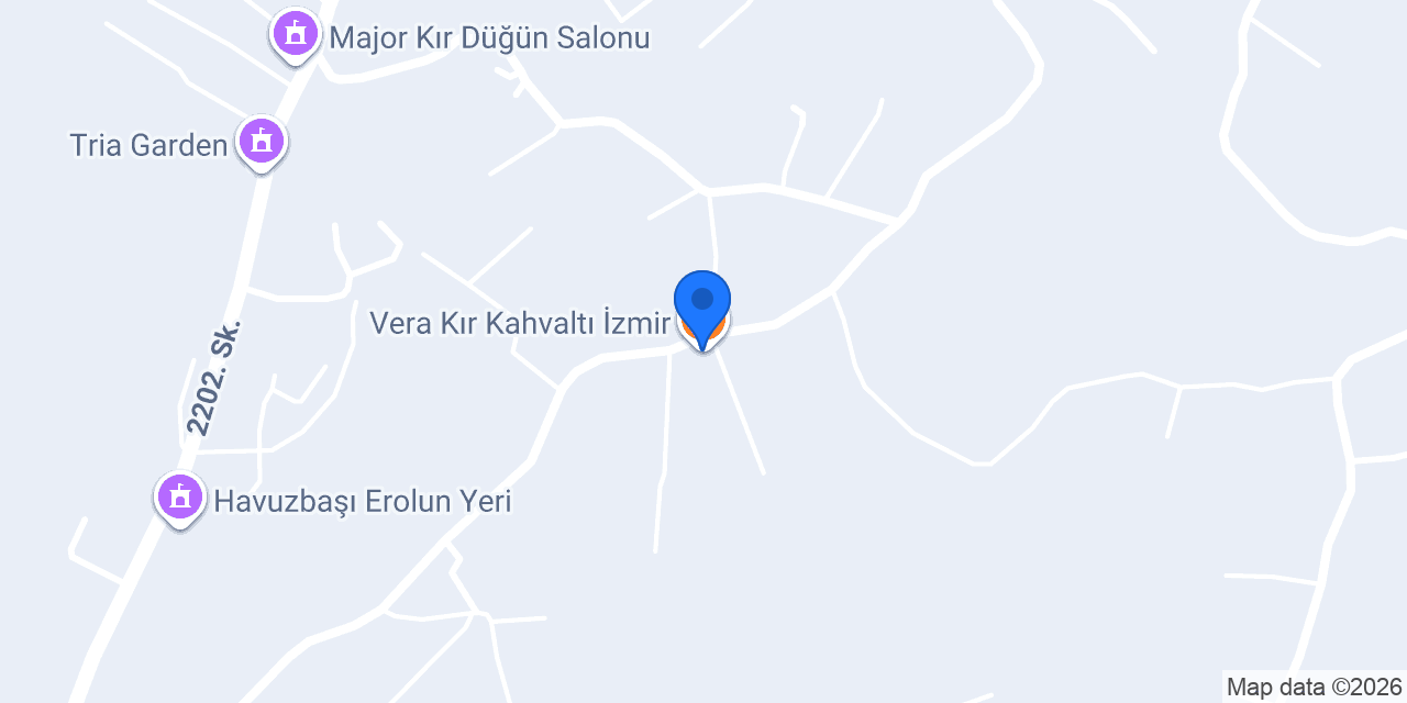 Vera Kır Kahvaltı İzmir konumu