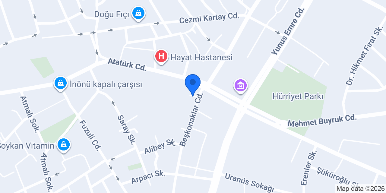 Oba Taksi konumu