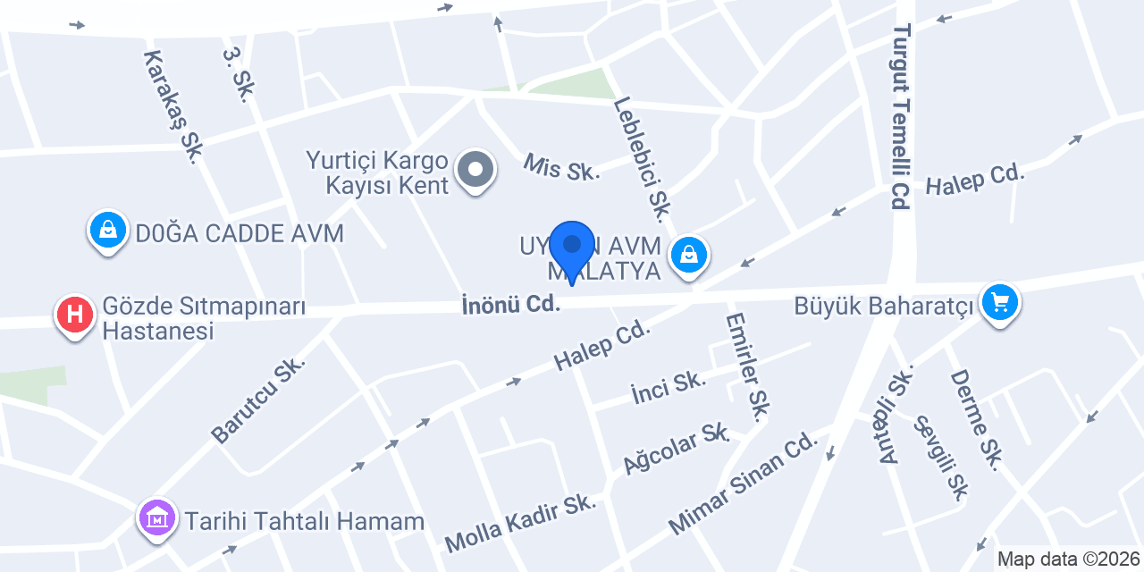 1Numara Ayakkbı konumu