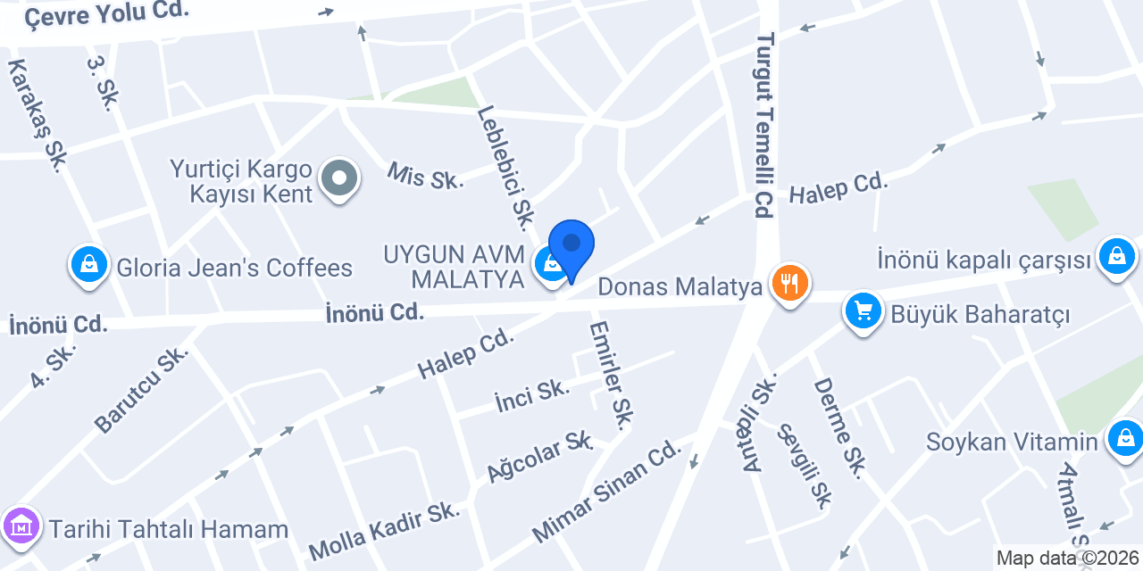 boyrazoğlu inşaat malatya konumu