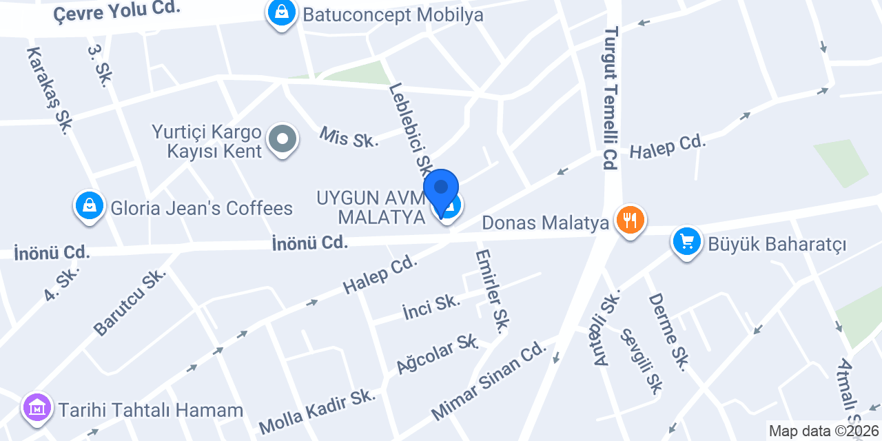 MODA DİL AKADEMİSİ - Malatya konumu