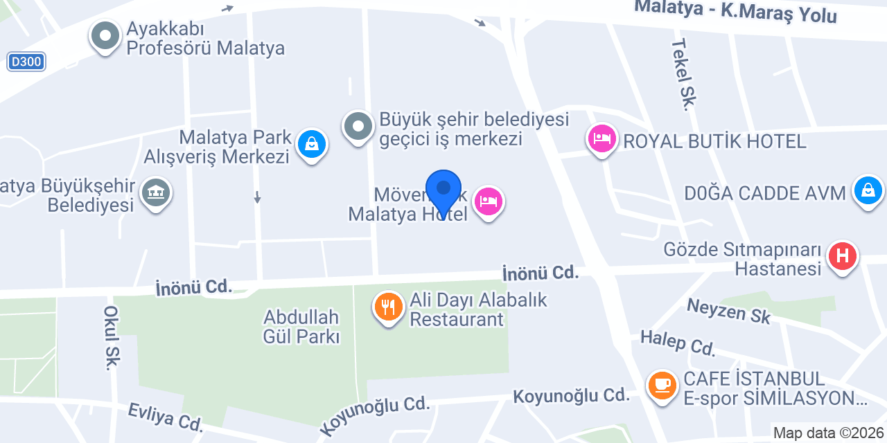Neslim Güngen Malatya konumu