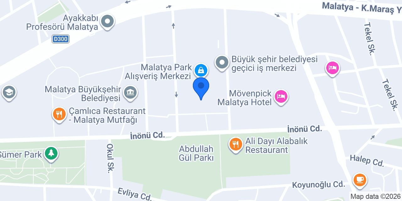 Arçelik Malatyapark konumu