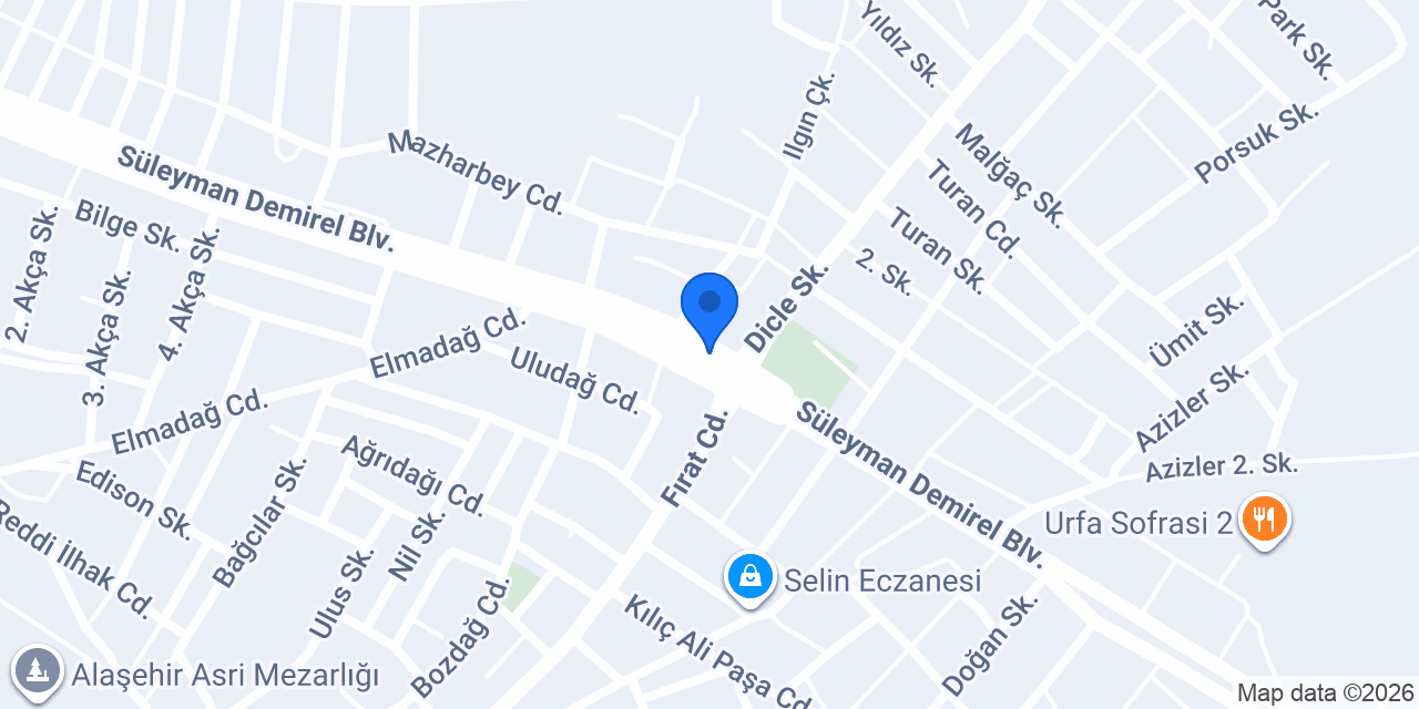 Alaşehir Belediyesi konumu