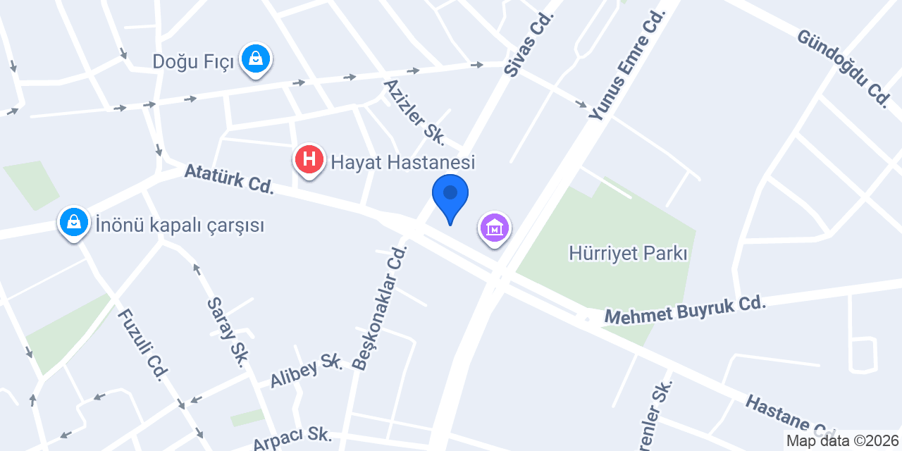 Nurettin Tay Eczanesi konumu