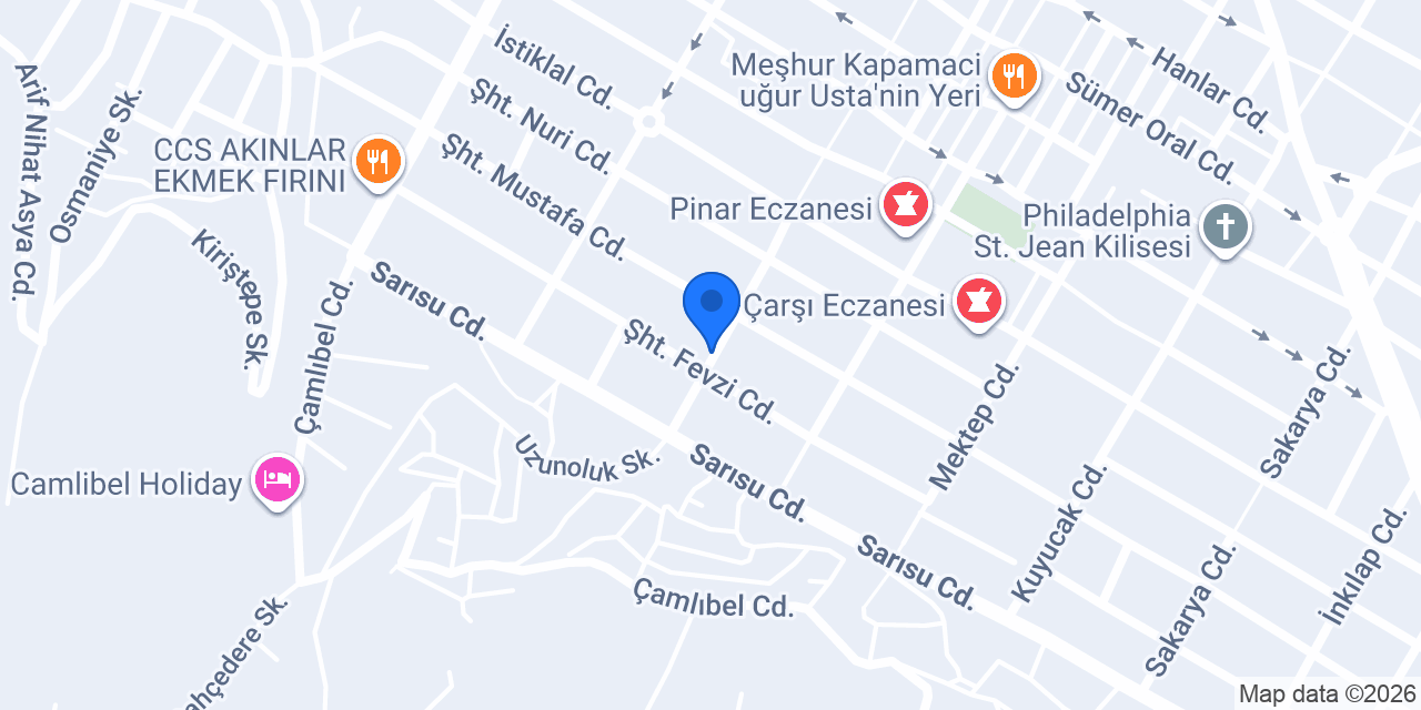Hekimoğlu Eczanesi konumu