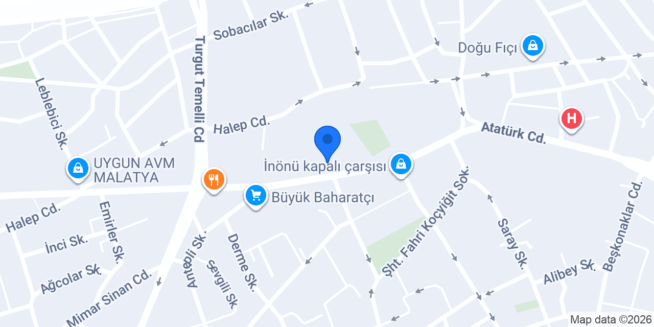 Doğu Web Tasarım Malatya konumu