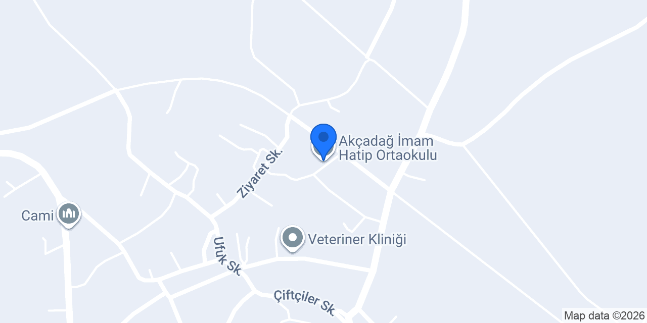 Akçadağ İmam Hatip Ortaokulu konumu