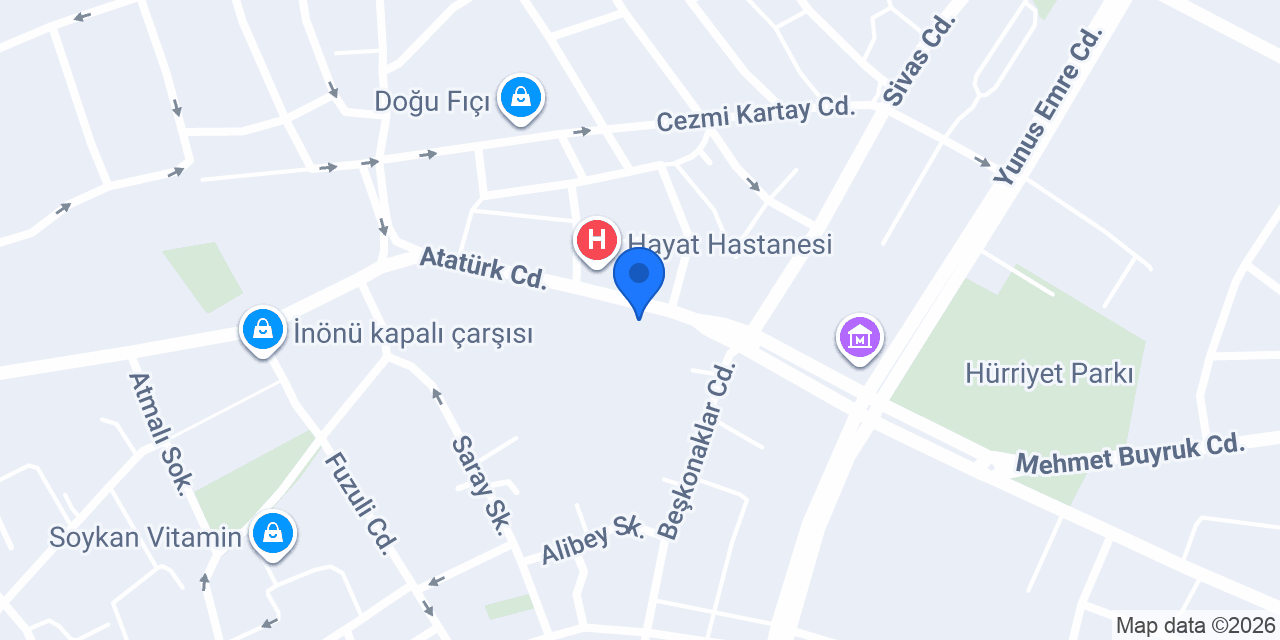 Turuncu Optik konumu