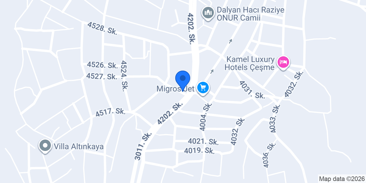 ÇEŞME'li Butik Otel-Kahvaltı konumu