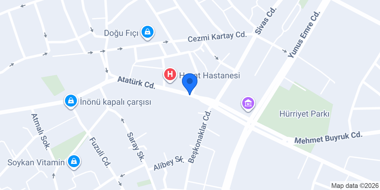 Öznur Fast Food konumu