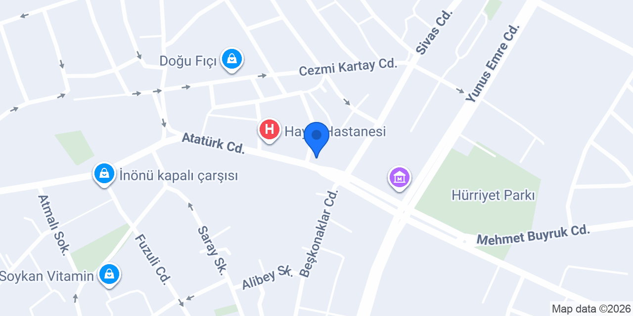 Ortadoğulular Malatya Kurs Merkezi konumu