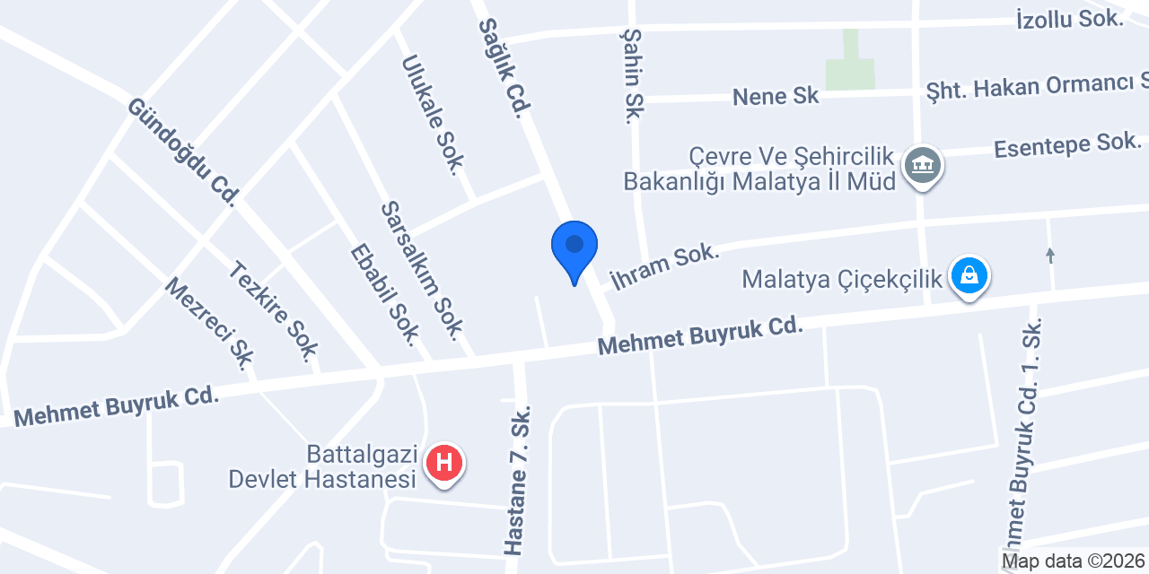 Sıtmapınarı 1 Nolu Aile Sağlığı Merkezi konumu