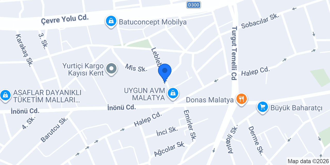 külbastı kebap konumu