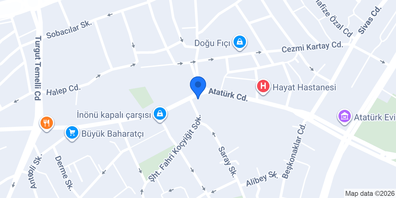 Malatya mesut taksi konumu