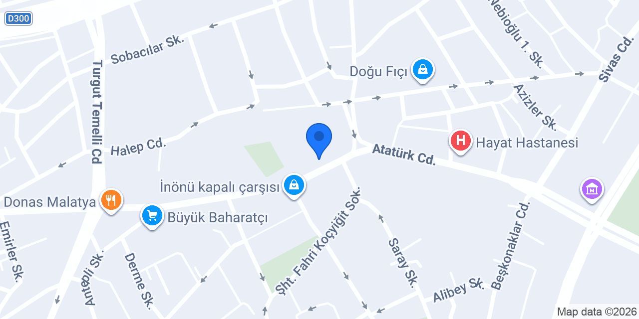 Denizer Kuyumculuk konumu
