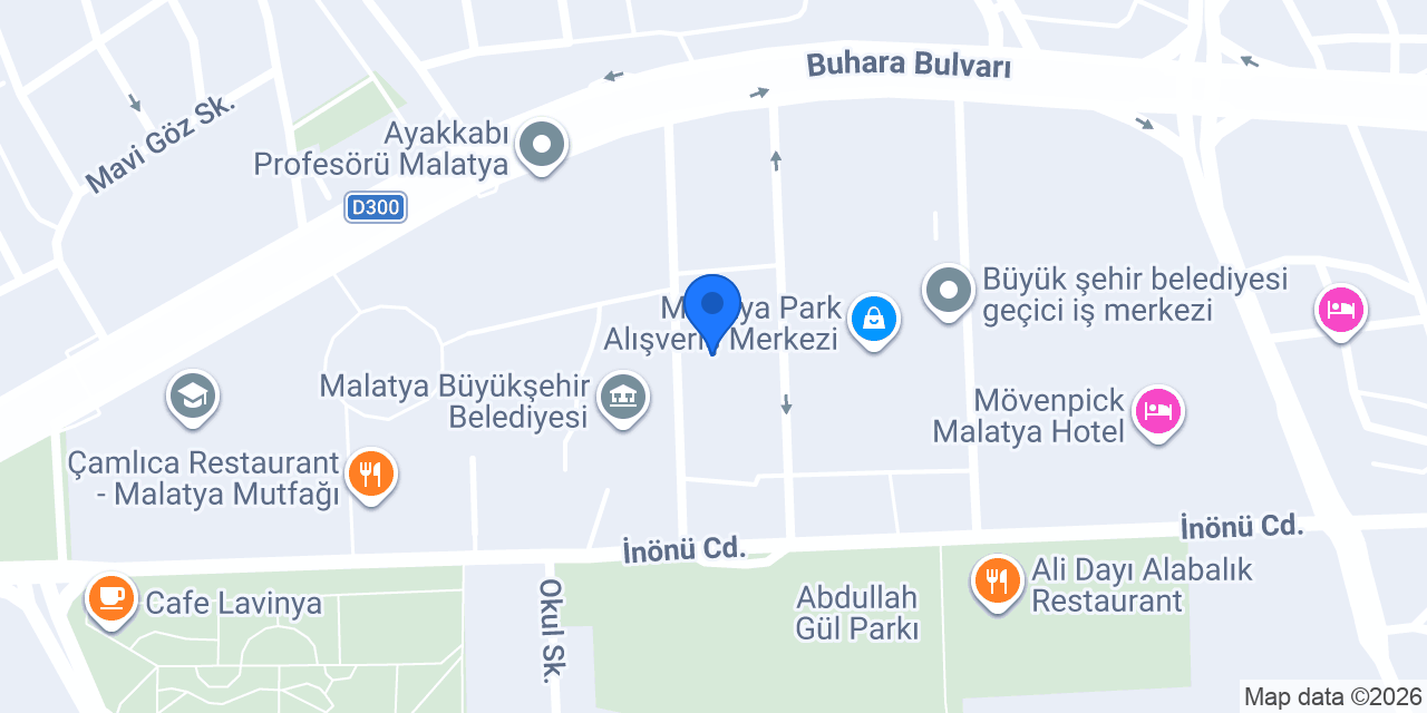Koza Kitabevi konumu
