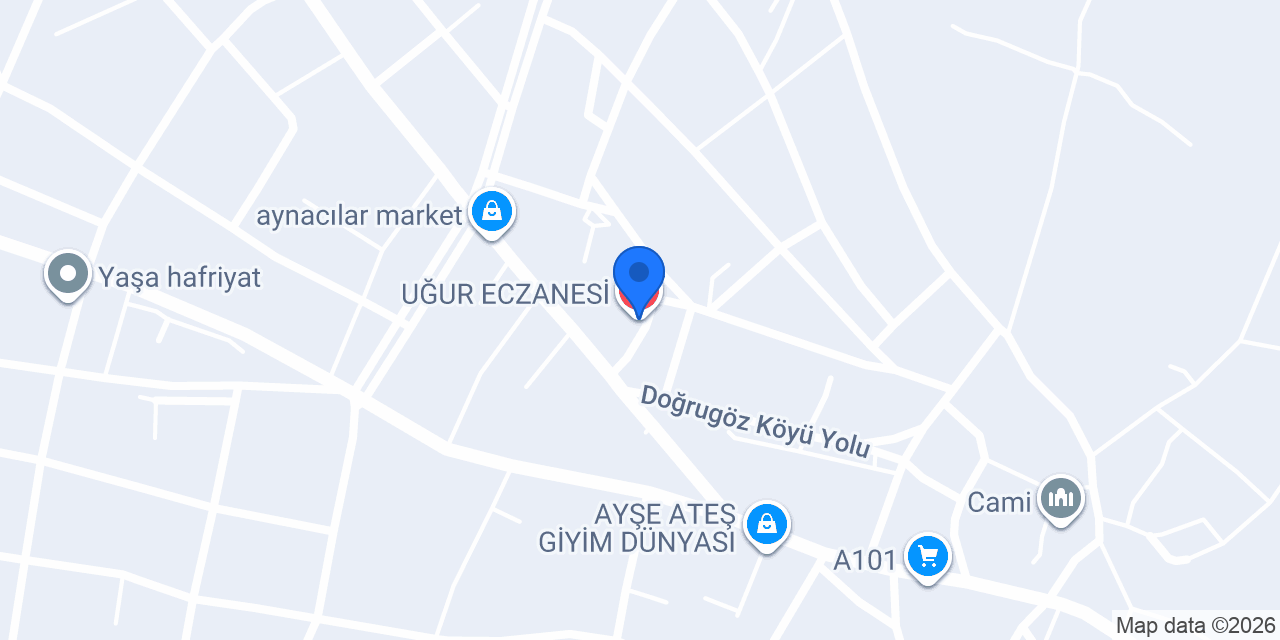 UĞUR ECZANESİ konumu