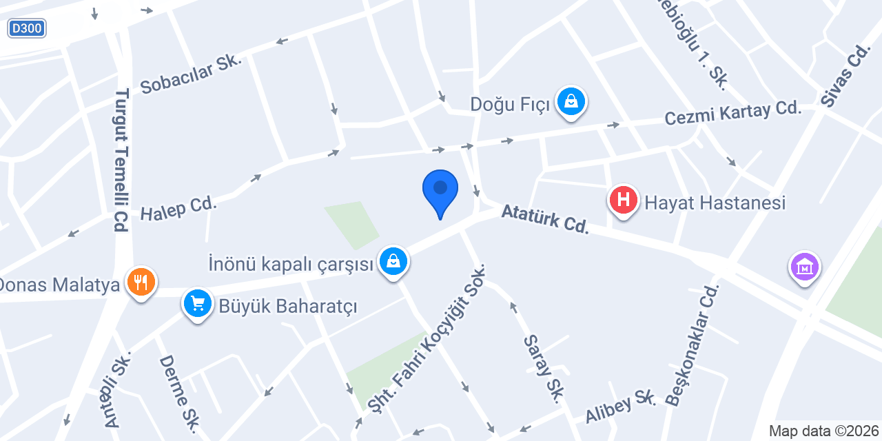 MALATYA 3. NOTER konumu