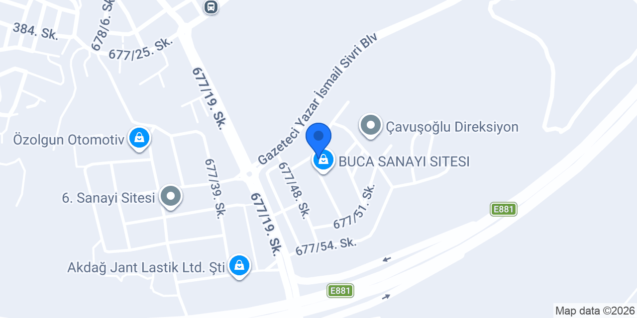 TUNÇ OTO CAM konumu