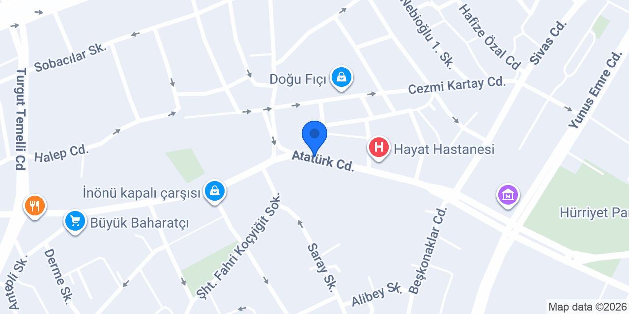 Taksi malatya 7/24 konumu
