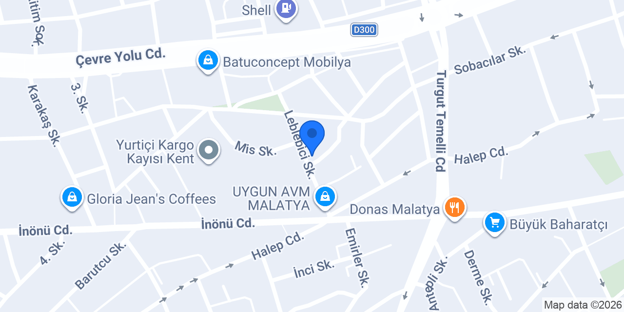Dently Diş Sağlığı Polikliniği konumu