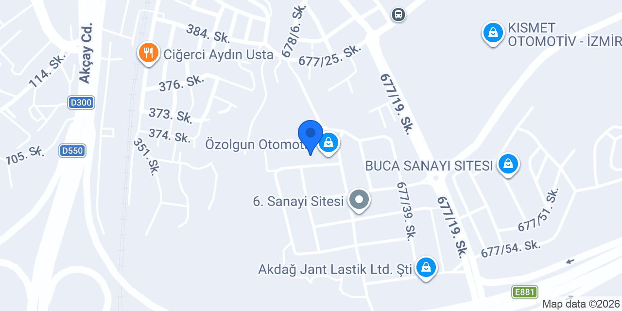 EMEKTAR OTO SERVİS konumu