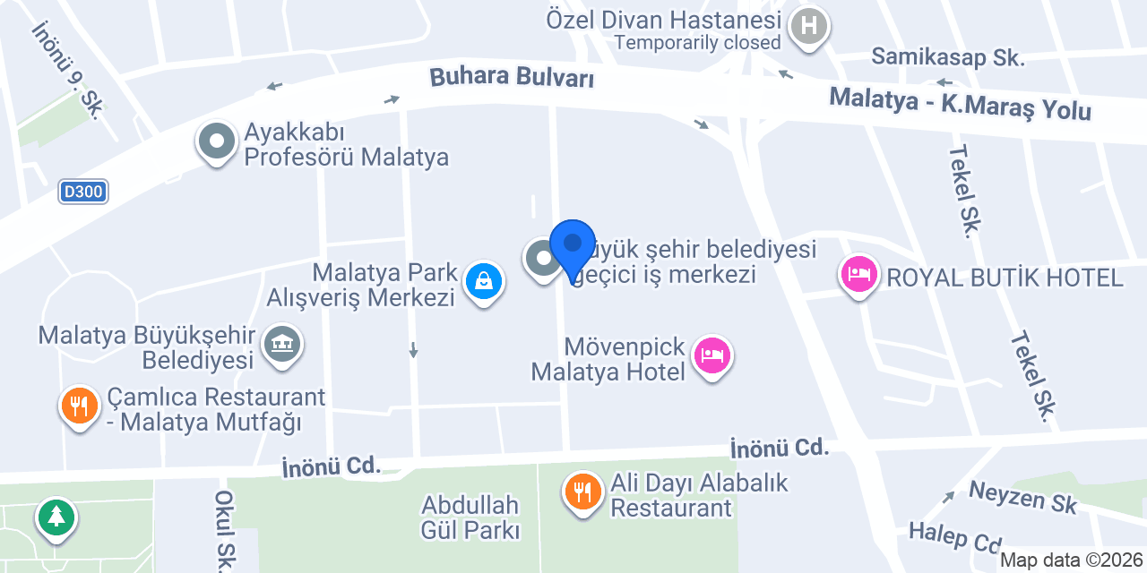 Bosch Malatya konumu