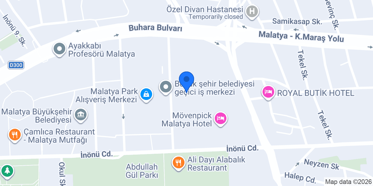 Yapı Kredi - Çevreyolu Şubesi konumu