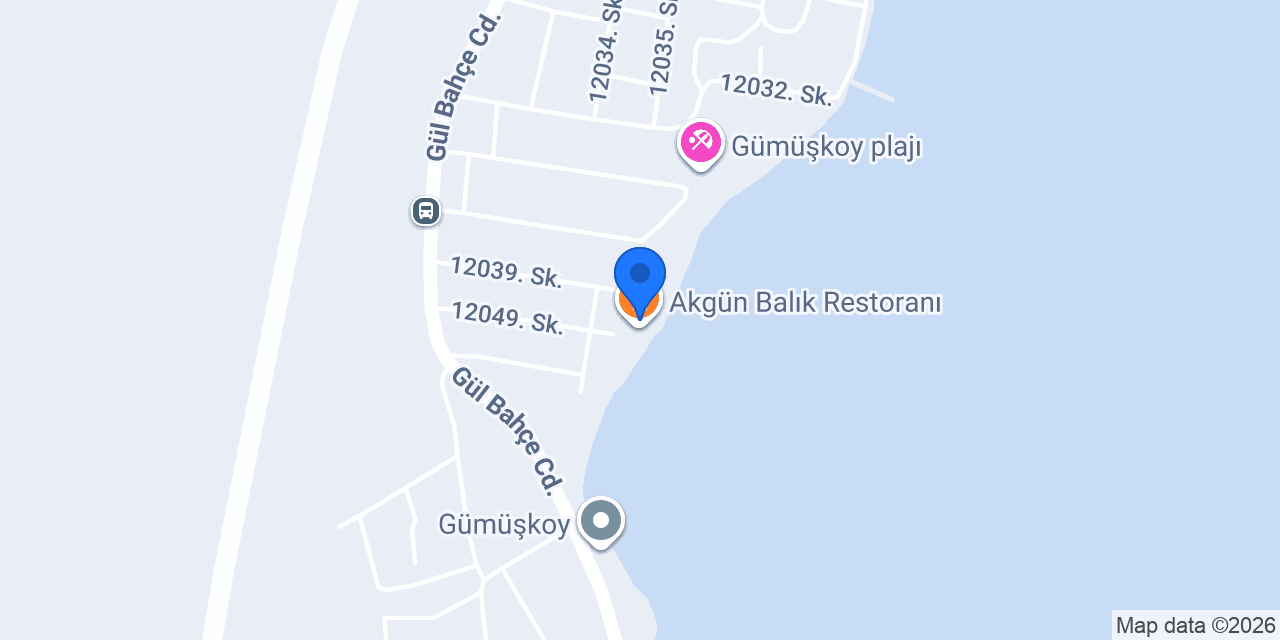 Akgün Balık Restoranı konumu