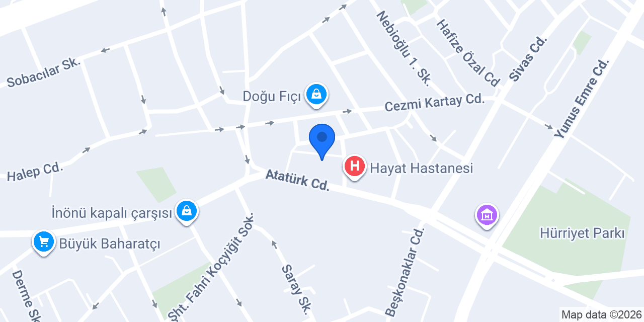 Yakın Doğu Üniversitesi konumu