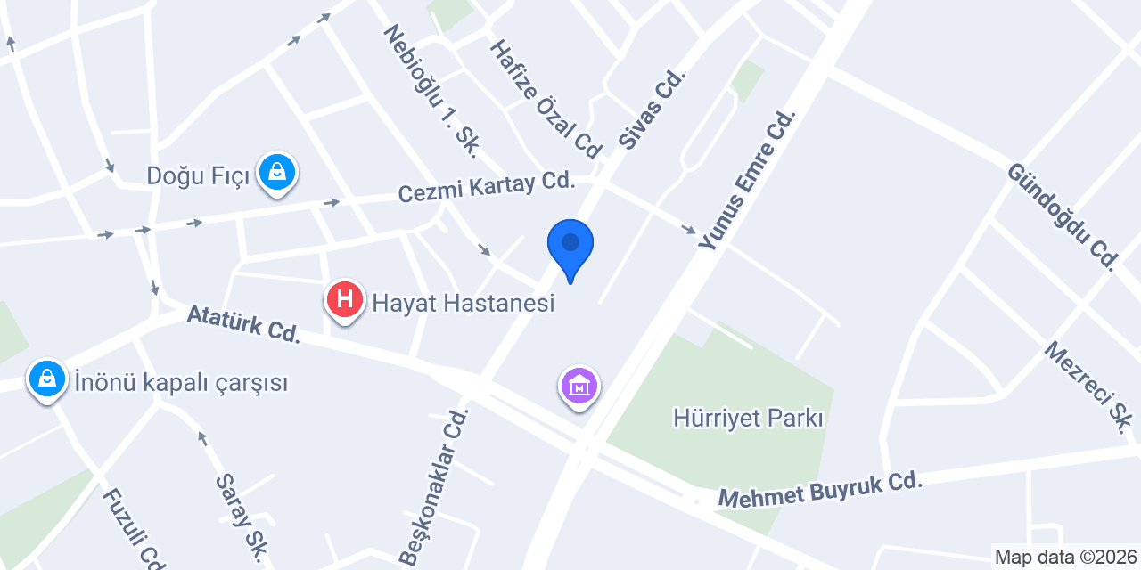 Serhat Dijital Matbaa konumu
