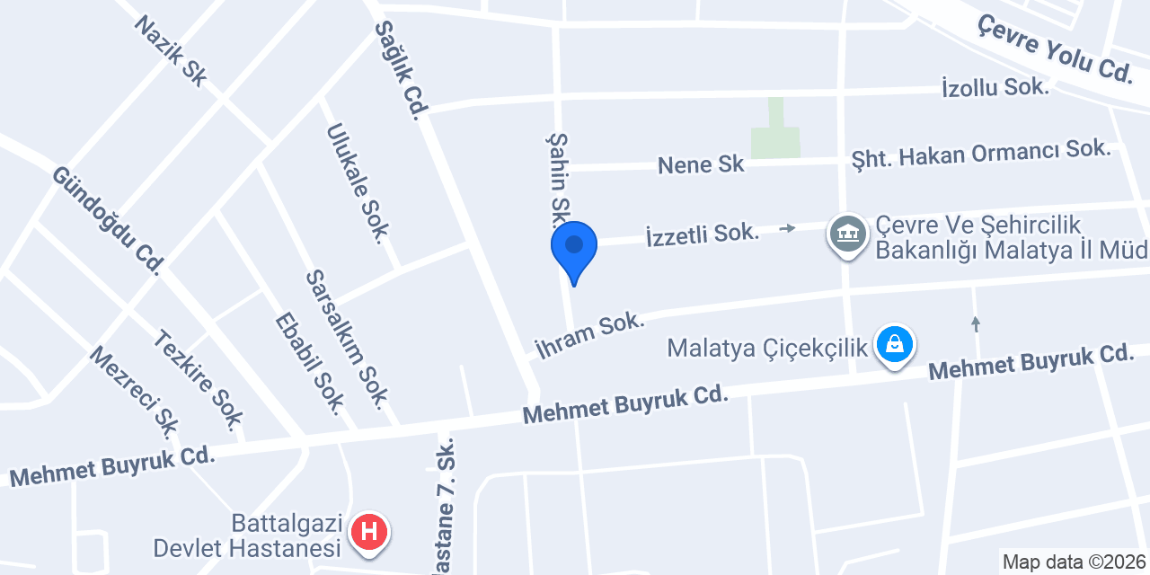 Malatya su tesisatcisi konumu